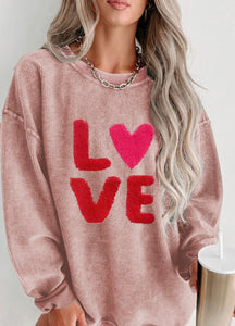 LOVE Chenille & Corded Sweater