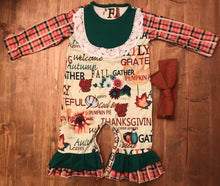Load image into Gallery viewer, All Things Thankful Romper