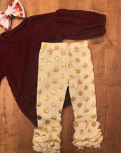 Load image into Gallery viewer, Gold Foil &amp; Ruffle Icing Pant