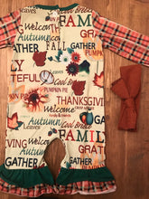 Load image into Gallery viewer, All Things Thankful Romper