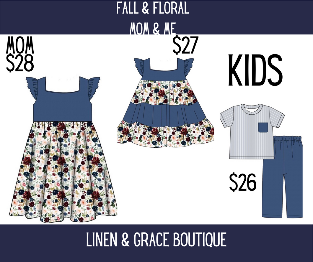 Fall & Floral Mom & Me Collection