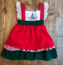 Load image into Gallery viewer, Christmas Tree &amp; Twirl Dress