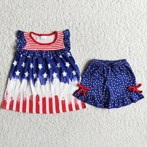 America & Shorts (Girls)